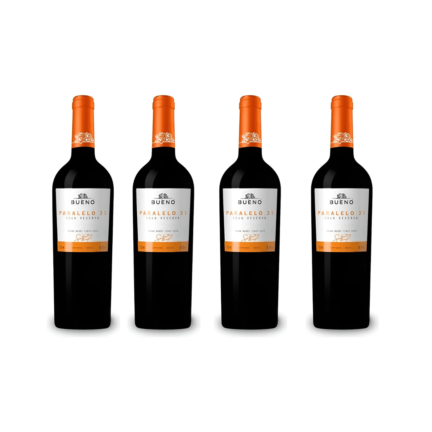Kit 4 Vinhos Bueno Paralelo 31 Gran Reserva 750ml