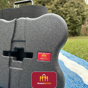 Mala Exclusiva de Transporte Segurança Para Garrafas Anti Impacto +2 Transbottle Para 6 Garrafas