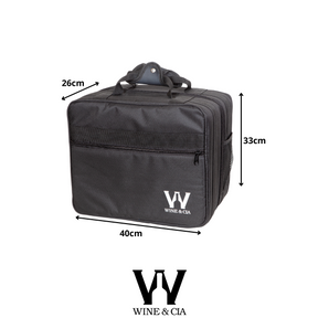 Mala EZ Trip – Bolsa Pequena Com Espuma Protetora De Garrafas e Taças