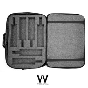 Espuma protetora de vinhos com bolsa tiracolo mala de transporte – 6 garrafas