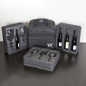 Mala EZ Trip – Bolsa Pequena Com Espuma Protetora De Garrafas e Taças